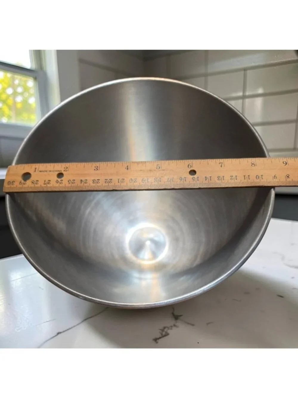 Vintage 1980s KitchenAid K45 Stainless Steel Mixing Bowl 4.5 Qt Korea NO HANDLE
